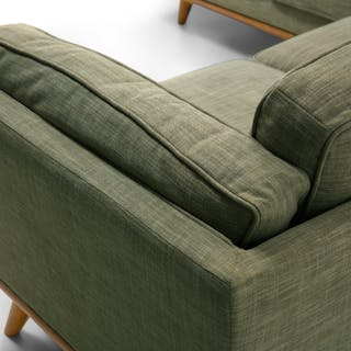 Timber 93 inch Corner Sectional Rain Cloud Gray - bundle view 5