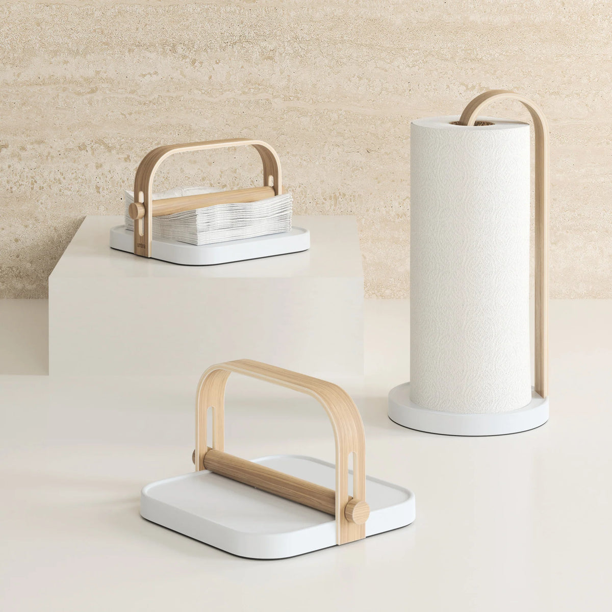 Bellwood Wooden & Recycled Plastic Napkin Holder