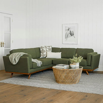 Timber 93 inch Corner Sectional Rain Cloud Gray - fabric detail