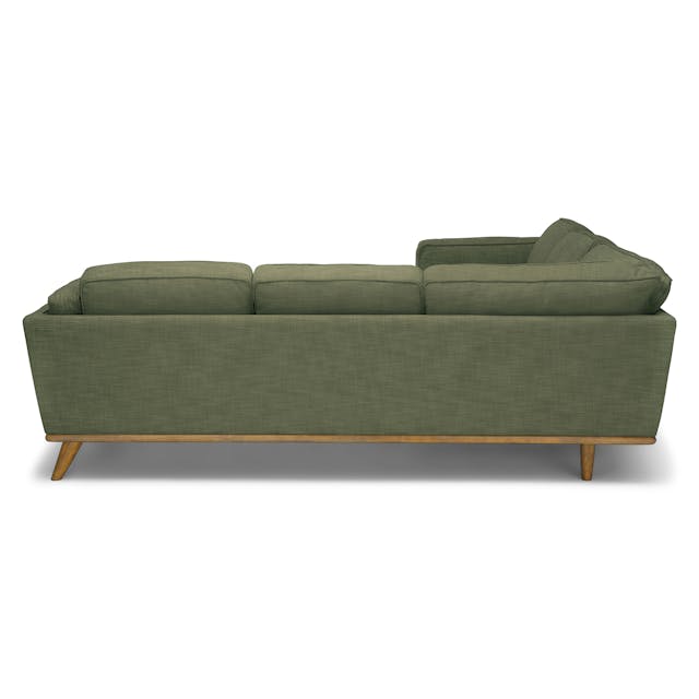 Timber 93 inch Corner Sectional Rain Cloud Gray - lifestyle view 3