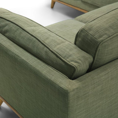 Timber 93 inch Corner Sectional Rain Cloud Gray - lifestyle view 5