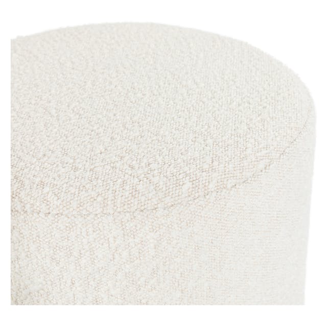 Cilo 16 inch Ottoman Sandstone Boucle - room setting