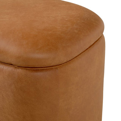 Maribo Storage Ottoman Rawhide Tan - size large