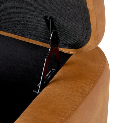 Maribo Storage Ottoman Rawhide Tan - size small