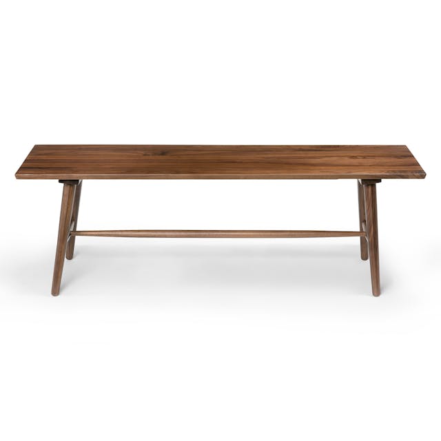 Seno 55 inch Walnut Bench - lifestyle view 2