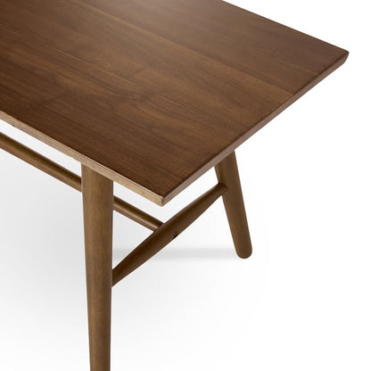 Seno 55 inch Walnut Bench - room setting