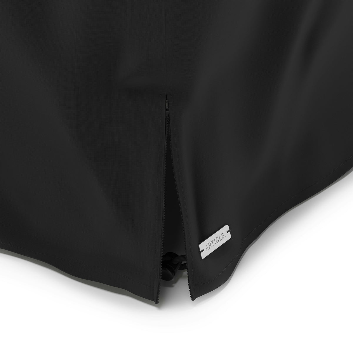 Laholm 81 inch Outdoor Dining Table Cover - on table view 1
