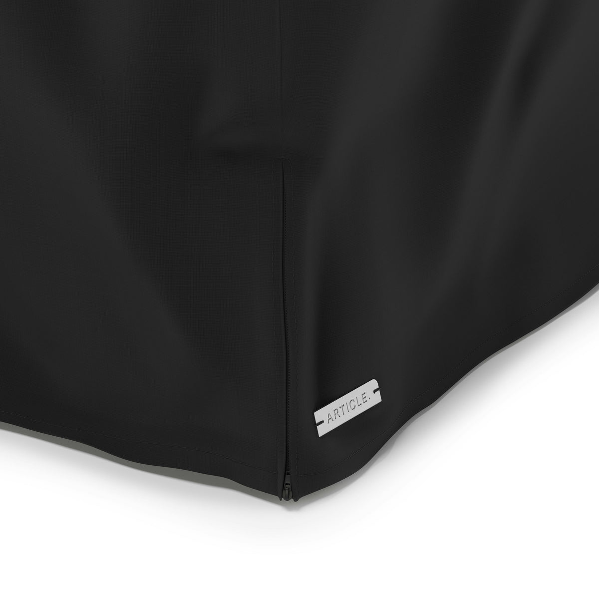 Laholm 81 inch Outdoor Dining Table Cover - on table view 2