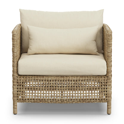 Robbi 32.5 inch Outdoor Lounge Chair Dravite Ivory - lifestyle view 1