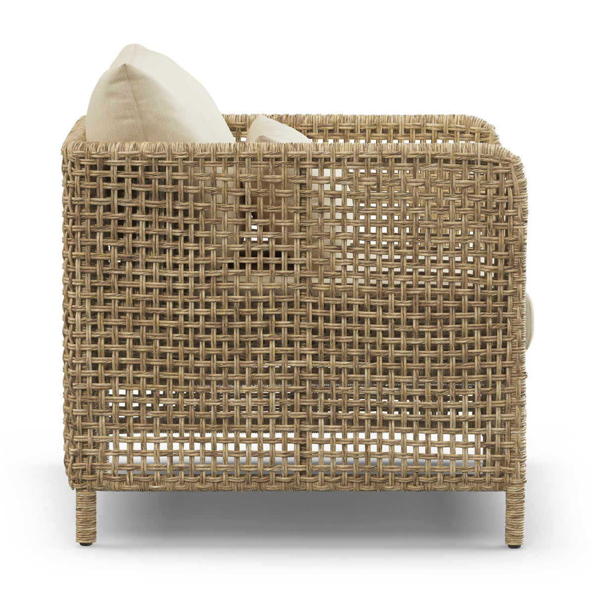 Robbi 32.5 inch Outdoor Lounge Chair Dravite Ivory - lifestyle view 2