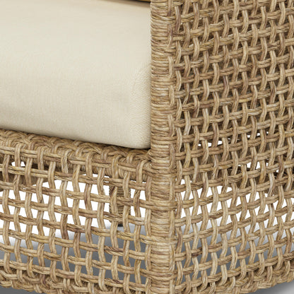 Robbi 32.5 inch Outdoor Lounge Chair Dravite Ivory - dimensions