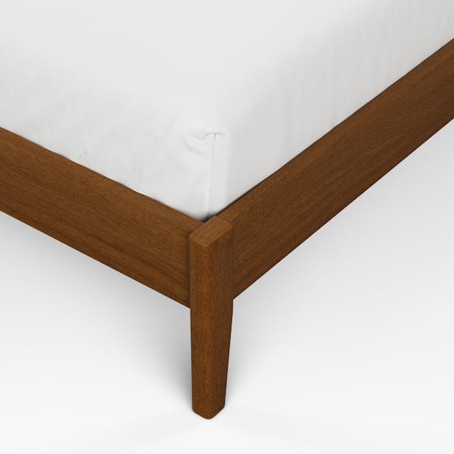 Cooper Low Profile Bed Walnut - lifestyle view 7