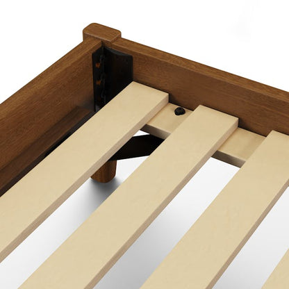 Cooper Low Profile Bed Walnut - lifestyle view 4