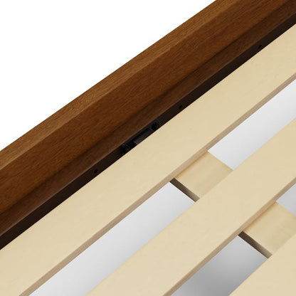 Cooper Low Profile Bed Walnut - lifestyle view 5