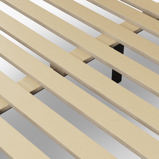 Cooper Low Profile Bed Walnut - lifestyle view 6