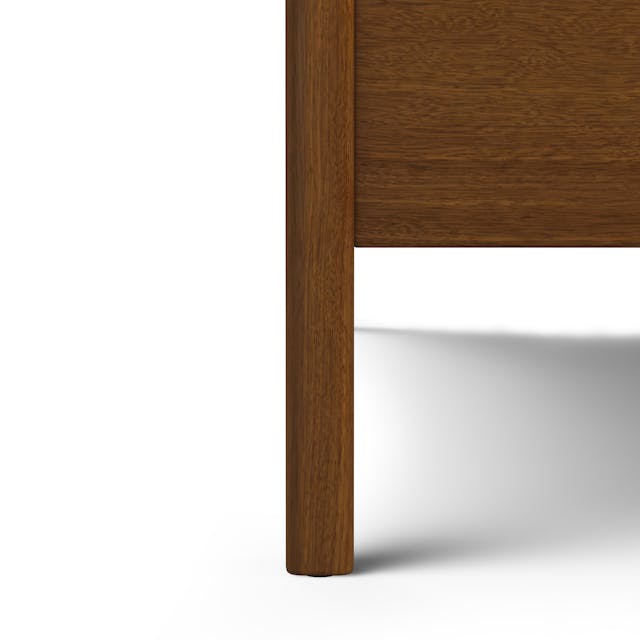 Cooper Low Profile Bed Walnut - room setting