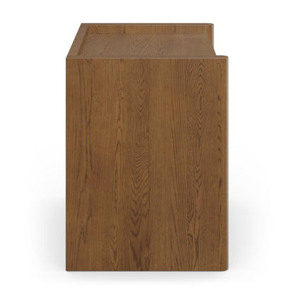 Torme 1 Drawer Nightstand Smoked Oak - lifestyle view 2