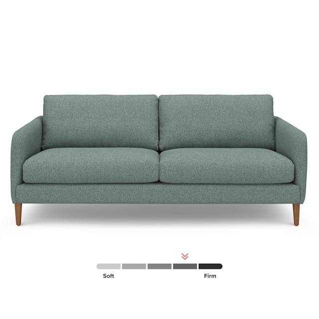 Hanson 79 inch Sofa Thistle Green - cushion detail