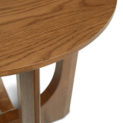 Tovi Side Table Smoked Oak - lifestyle view 5