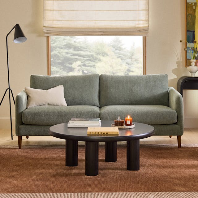 Hanson 79 inch Sofa Thistle Green - fabric detail