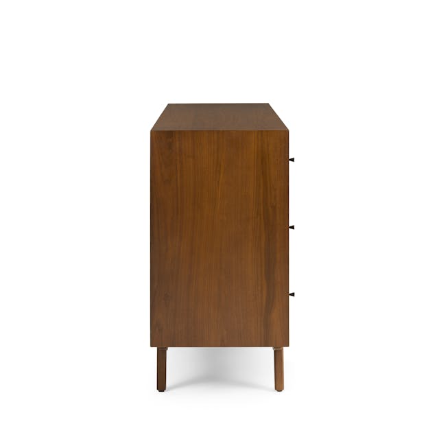 Cooper 6 Drawer Double Dresser Walnut - lifestyle view 3