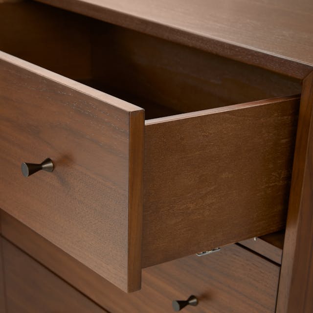 Cooper 6 Drawer Double Dresser Walnut - room setting