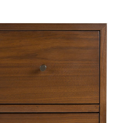 Cooper 6 Drawer Double Dresser Walnut - styled bedroom