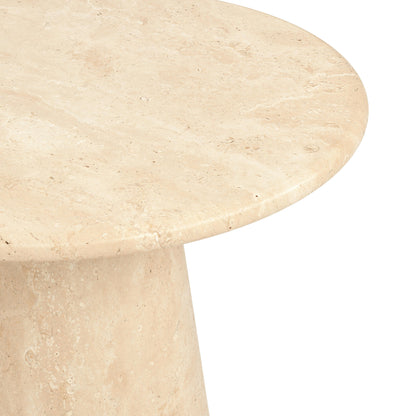 Noemi 27.5 inch Travertine Coffee Table - lifestyle view 3