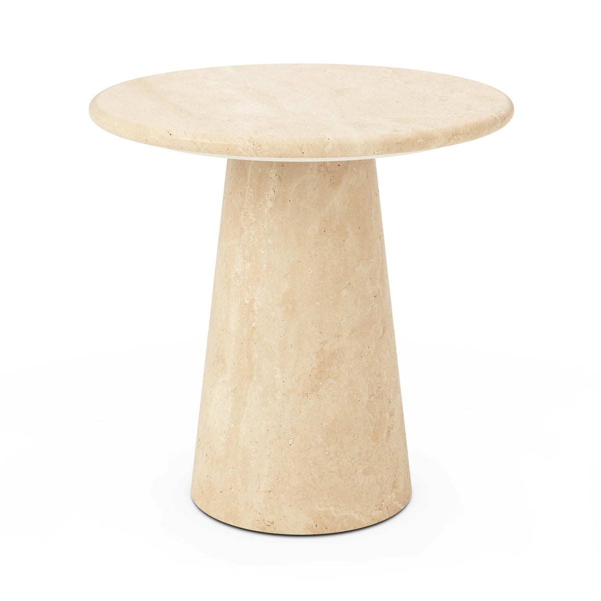 Noemi 27.5 inch Travertine Coffee Table - lifestyle view 1