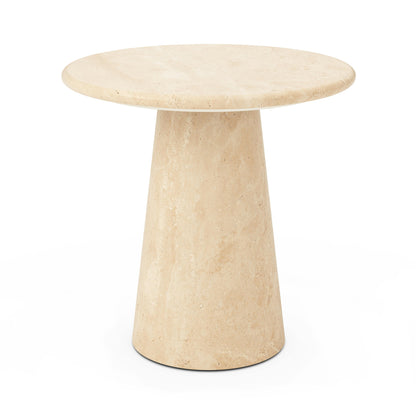 Noemi 27.5 inch Travertine Coffee Table - lifestyle view 1