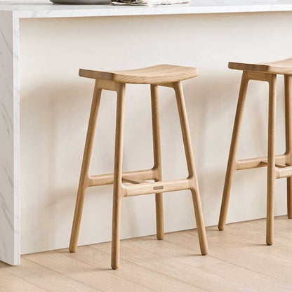 Esse Counter Stool Light Oak - front view