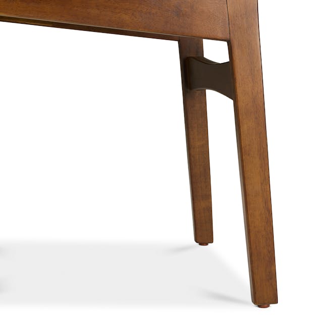 Nosh Faux Leather Dining Chair Natural Oak Lucia Tan - dimensions