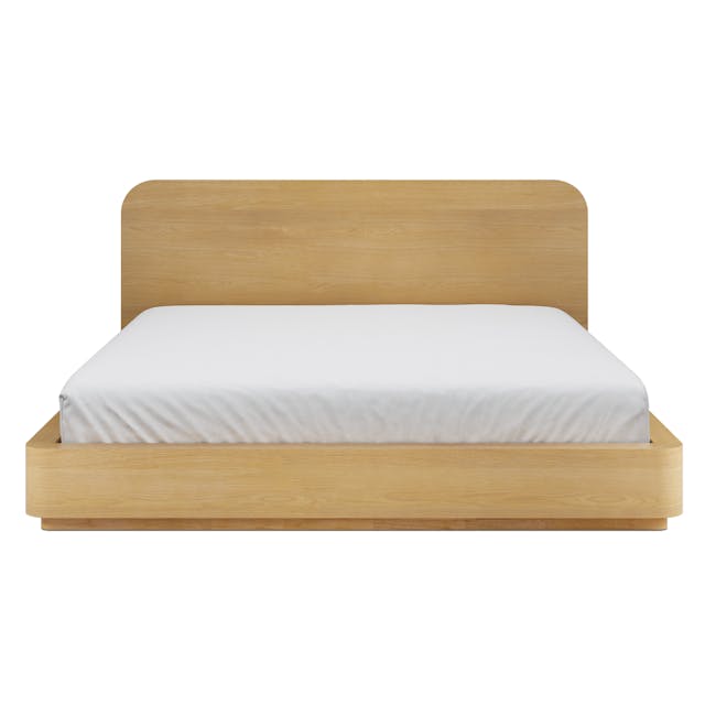 Maren King Bed Walnut - wood grain detail