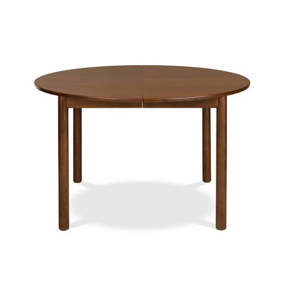 Heidi Extendable Round Dining Table Walnut - lifestyle view 3