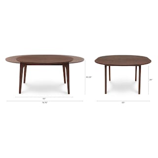 Nosh Faux Leather Dining Chair Natural Oak Lucia Tan - styled dining room