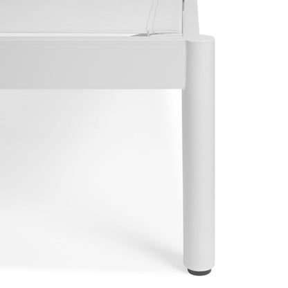 Tola 78 inch Outdoor Chaise Lounge White - color variant